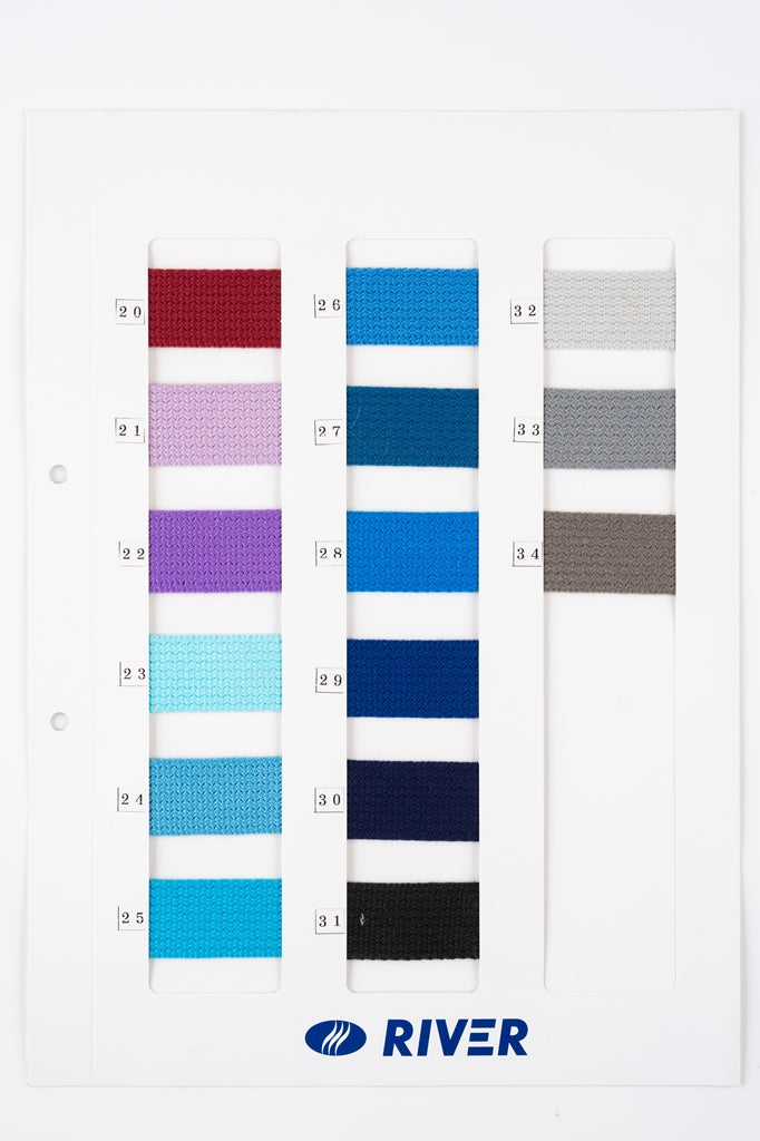 【50m巻】アクリルテープ / RA-2511 とじ織 アクリル100%(厚さ2mm x 幅30mm) (入園・入学準備に、バッグの持ち手として、洋服のワンポイントに)